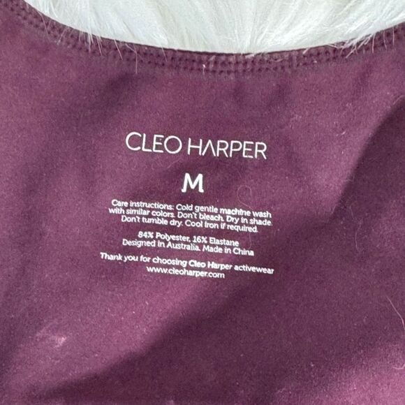 Cleo Harper Vashti Maroon Bralette Sz M - Picture 5 of 5